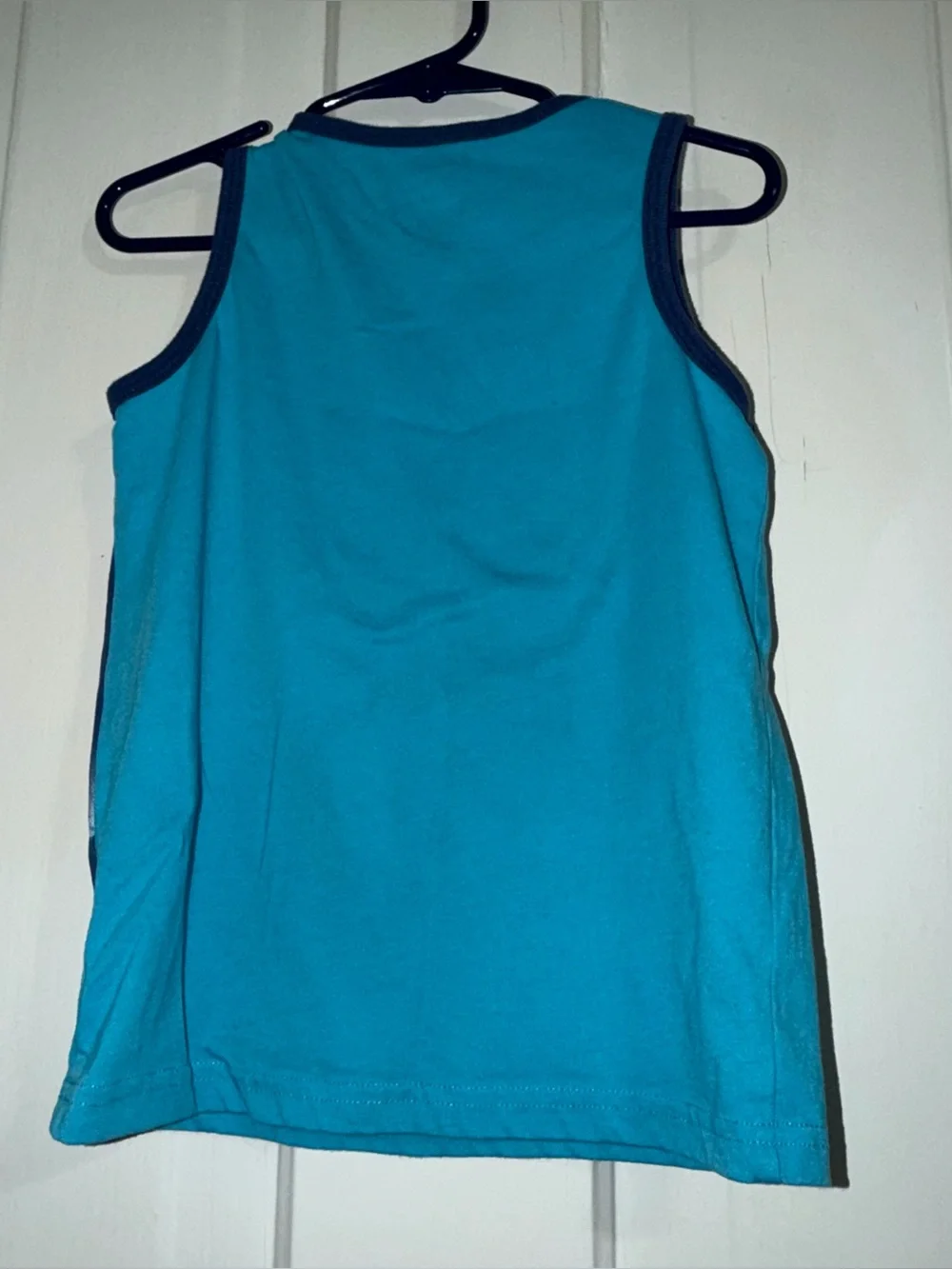 Kids boys toddler 4T tank top shirt Shark Graphic Tank Top - Blue